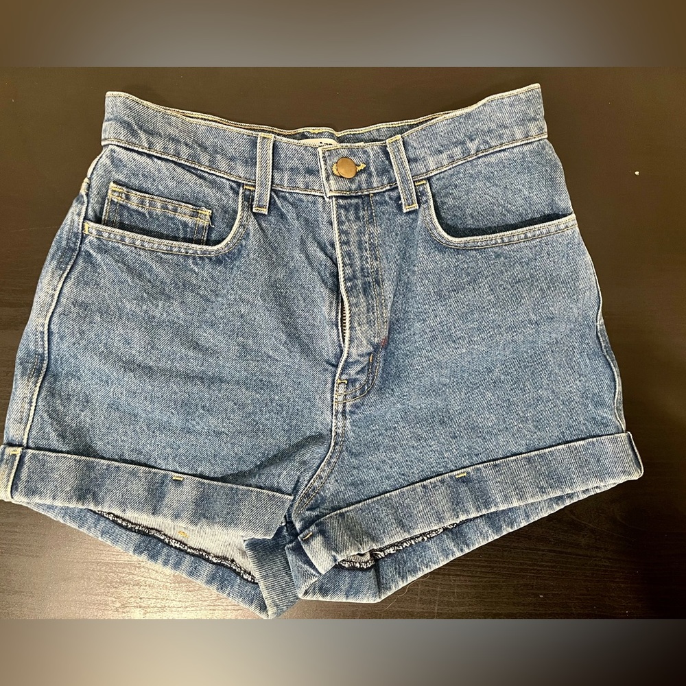 American Apparel Jean Shorts